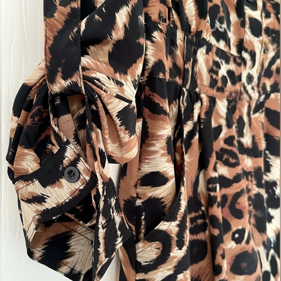 LOVE21 CHEETAH/LEOPARD PRINT DRESS - Picture 4 of 9